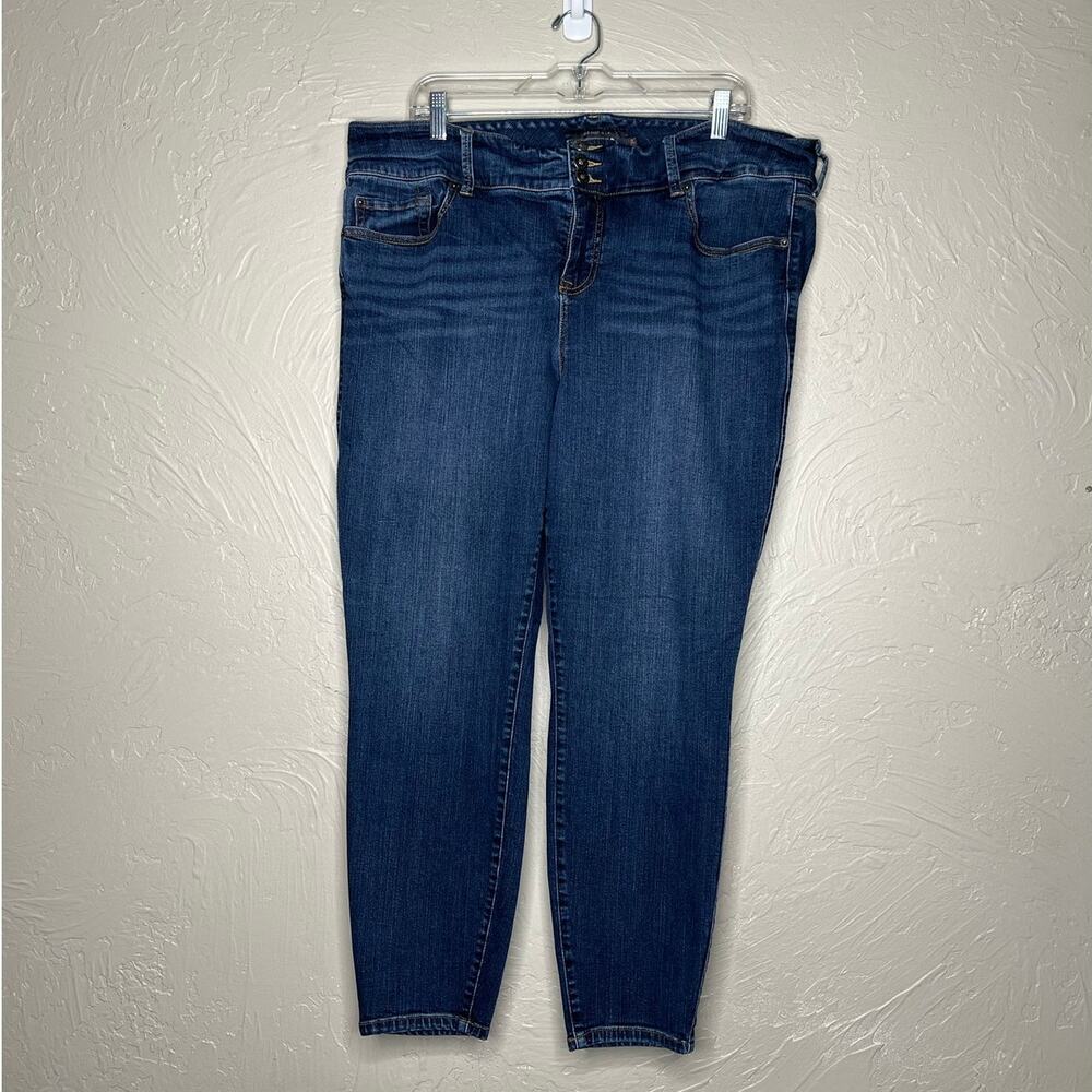 Torrid Women's Plus Size 22R Dark Wash Jegging Jeans